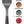 FLIPFORK "FLEX" - 100% Nylon Black Handle